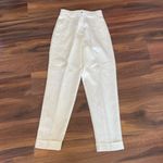 EXPRESS VTG Deadstock Marque Deposee Linen Rayon Pleated High Rise Trousers Photo 3