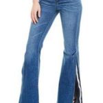 Nordstrom Blue Revival Isla Wide Leg Flared Mid Rise Denim Women’s Jeans 26 Blue Photo 1