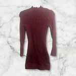 Hollister ✨ Cable Knit Sz Medium Dress in Maroon✨ Photo 4