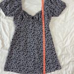 Essue E.Ssue Women's Medium Blue Floral Prairie Mini Dress Spring Photo 3