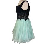 Blondie Nites short prom dress, rhinestone cutout pettiicoat tulle skirt Photo 4