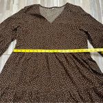 Timeless Brown Polka Dot Dress, Size Medium Photo 6