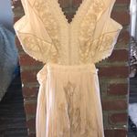 Free People Cut Out Cream Colored Dress Photo 0