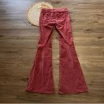 We The Free  Penny Pull On Red/Pink Corduroy Flare Pants Size 25 Photo 3