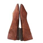 Frye Claire Ballet Flat Leather Cognac Cabrast color brown size 8.5 fits 9 Photo 6