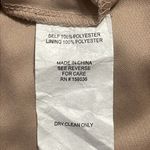 Birdy Grey Chiffon Taupe Kira Grecian One Shoulder Gown Size Medium Photo 10