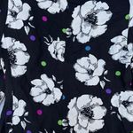 Vintage Marcy E Co Paris New York Floral Polka Dot Blazer Suit Jacket Black Size M Photo 3