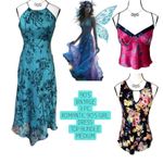 Frederick's of Hollywood 90'S VINTAGE ROMANTIC GIRL ROSES FLORAL MAXI DRESS TOPS BUNDLE MEDIUM Photo 1