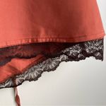 NWT Jach's Girlfriend Crop Tank Top Lace Orange Brown Strappy Tassels Small Photo 1