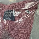 Abercrombie & Fitch VTG Womens Sweater S Pink Lace Up Long Sleeve Knit Pullover Photo 5
