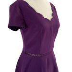 City Studios Juniors Short Sleeve Fit Flare Dress Purple Size 5 Photo 2