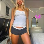 Brandy Melville pacsun ann arbor heather grey ribbed camisole tank top Photo 4
