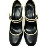 Marc by Marc Jacobs MARC JACOBS black leather Mary Jane heels, made in Italy, size 9.5 Photo 3