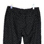 Tail Women’s Golf Pant High Rise Slim Fit Ankle Black White Geo Print Size 16 Photo 5