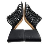 Rebecca Minkoff Calanthe Black Sandal 8.5M Strappy Slip On 3" Heel Photo 5