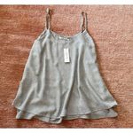 NWT Francesca’s Collection MI AMI Textured Women’s Tank Top Green XL Size undefined Photo 0