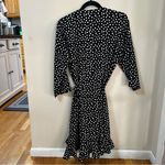 VERO MODA Vera Moda Polka Dot Wrap Dress with 3/4 sleeves. With Ruffles Size Large. NWOT Photo 2