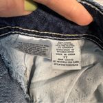 Wallflower Blue Denim Mini Shorts Raw Hem Pocket Stitching Accent 17 Juniors Y2K Size undefined Photo 4