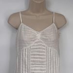 Anthropologie Fleurette Slip Dress Small White Cotton Lace Trim Country Romantic Photo 1