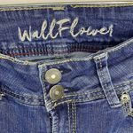 Wall Flower Jeans Flared Leg Mid-Rise Embroidered Pockets Juniors Sz 7 W29/L29 Photo 3