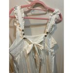 Heyson White Ruffle Strap Maxi Dress Summer Casual Sundress Size L Photo 6