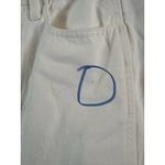 Madewell NWD  White Denim Raw Hem Mini Skirt Women’s Size 28 Photo 5