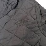 The North Face Thermoball Fur Lined Hooded Jacket Black Button Snap Womens Small Photo 3