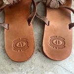 Gladiador Sandals Handmade in Greece Genuine Leather Size 41 Tan Photo 2