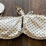 Peony Biscotti Tie Bikini Bandeau Top Size 4 Photo 3