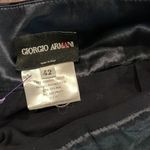 Giorgio Armani Navy Blue Velvet Skirt Size 42 (European) (6 US) Photo 3