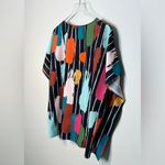 CROSBY by Mollie Burch Kendall Paint Stripe Dolman Blouse Shirt Top Size S Photo 5