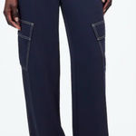 Madewell  pull on utility cargo‎ pants wide leg Photo 0