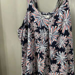 Crown & Ivy  Dress Firework Red White and Cute Flyback Size XL July 4th Photo 1