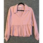 Free The Roses Women’s Pink Shirt Blouse Size Small S NWT Casual Dressy Top Photo 0