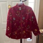 Pink Peony VINTAGE PEONY AUTHENTIC ASIAN SATIN JACKET SIZE XL Photo 0