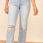 Reformation Cynthia high rise straight leg jeans Photo 0