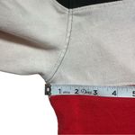 Pressbox Georgia Bulldawgs Dawgs Red White Black Stripe Pullover Cropped Hoodie 2X Photo 2