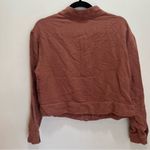 Tribal Jeans women’s casual Linen Rayon Jacket blazer size M Orange Size M Photo 4