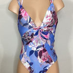 Becca New. floral swimsuit. Small. Retails $149 Photo 0