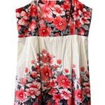 Dress Barn  Floral Colorful Women's Dress Size 16W‎ Cotton Blend Zip Summer Casual Photo 0