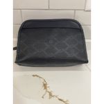 Vintage British Airways First Class Amenities Bag Zipper Black Blue Socks Mask Photo 2