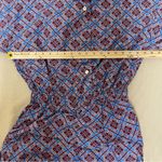Rachel Comey Holt Jumpsuit Purple Print Cotton Maximalist Artsy Edgy Baggy Boho Blue Size 6 Photo 5