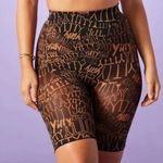 Fabletics Yitty by Lizzo Mesh Me Smoothing High Waist Shorts Logo Size Medium Photo 0