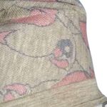 JILL Pastel Oatmeal Light Pink Parrot Animal Print Knit Cropped Cardigan Sweater Tan Photo 8