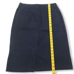 Lands' End Lands’ End Navy Blue Pencil Skirt Photo 4