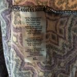 LuLaRoe  Cardigan Sarah Purple & Black Pattern Duster Open Cardigan Sweater Sz XL Photo 8