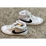 Nike  Blazer Mid '77 Women's 8.5 ~ White Black Sneakers Classic Retro Style Photo 5