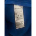 Karen Millen Belted Dress GORGEOUS COLOR Blue V-Neck Size US 6 Office Career Photo 4