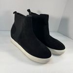 Steve Madden Steve Madden Slip on Booties. Size 7.5. Color: Black w/white sole Photo 2