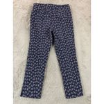 Boden Printed Cropped‎ Pants US 8R Blue Geometric Career Casual School Office Size 8 Photo 6